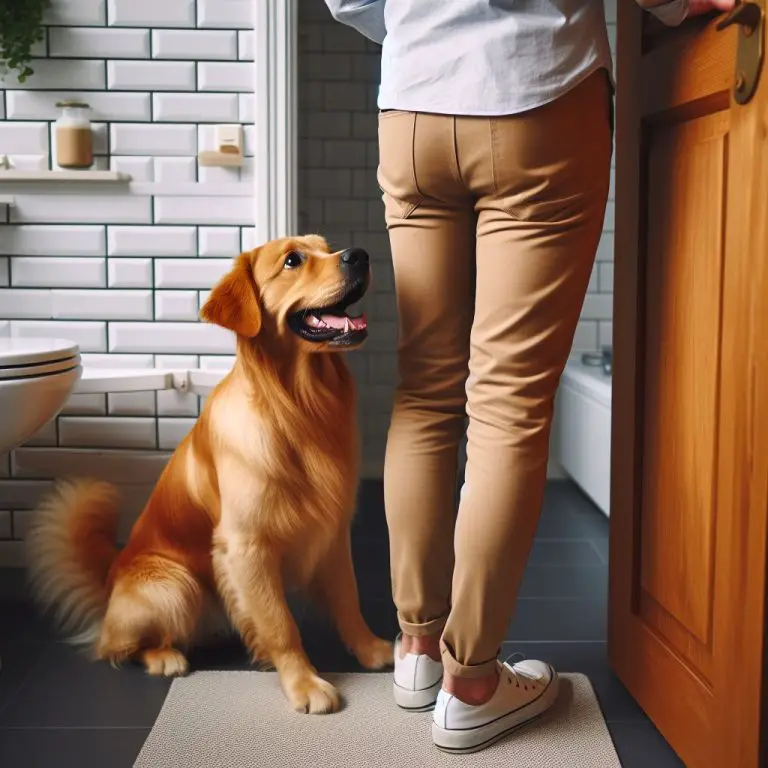 Why Does My Dog Follow Me To The Toilet?