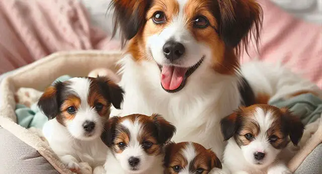 Should A Mother Dog Be With Her Puppies All The Time?